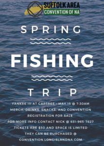 SACNA Spring Fishing Trip @ Yankee III Charter Boat at Captree State Park