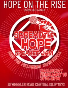 SPREAD THE HOPE SPEAKER JAM @ The First United Methodist Church