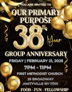 OPP 38th GROUP ANNIVERSARY @ First United Methodist Church