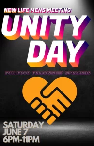 New Life Mens Meeting UNITY DAY @ North Amityville Recreation Center